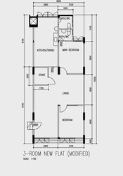 Blk 302 Jurong East Street 32 (Jurong East), HDB 3 Rooms #234822301